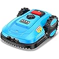 ACFARM Automatic Robotic Lawn Mower 1/4 Acre, 20V 4.0 Ah Battery Powered, APP Control with Schedule, Self-Charging, Bluetooth Wi-Fi Connect, Lawnmower for Small to Medium Yards
