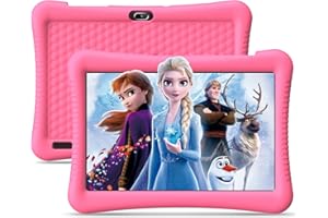 SEMEAKOKO Kids Tablet 10 inch Android 13 with Shockproof Case, Quad-Core 32GB, 512GB Expandable, Parental Control, Pre-Installed Apps, 6000mAh Battery, Gifts for 3-12 Year Olds