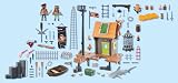 Playmobil Pirates Pirate Harbour with Prison 71792 Playset view 3