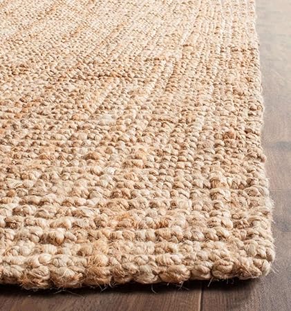 Onlymat Hand Made 100% Natural Jute Indoor Mat Jute Rug,Thick and Sturdy, Beautiful Look and Matches All Color Schemes, Environmentally Friendly