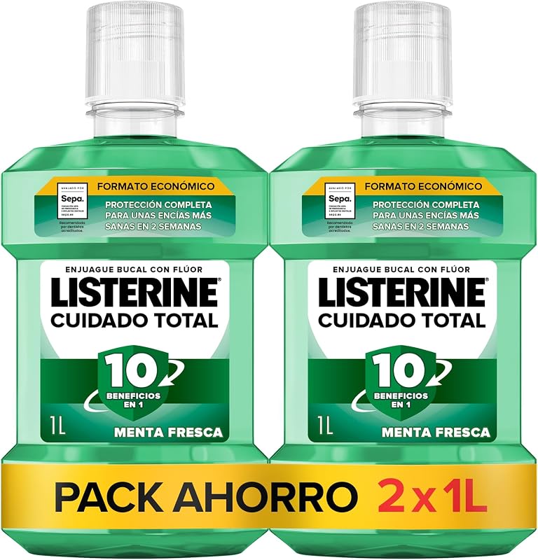 Cuidado Total Protección Dientes y Encías Enjuague Bucal, 2 x1 L