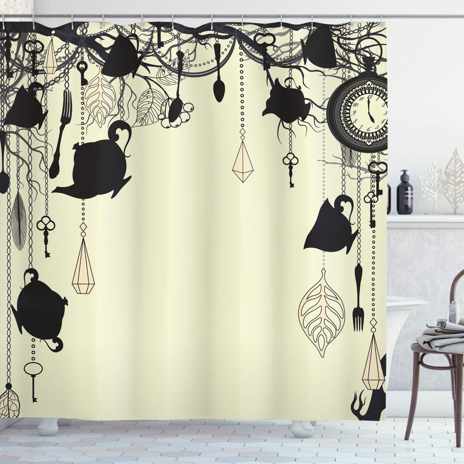 Antique Shower Curtain Decor By Ambesonne Antique Background With