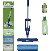 Bona Multi-Surface Floor Premium Spray Mop - Includes Multi-Surface Floor Cleaner Concentrate and Machine Washable Microfiber Cleaning Pad - For Stone, Tile, Laminate and Vinyl LVT/LVP Floors