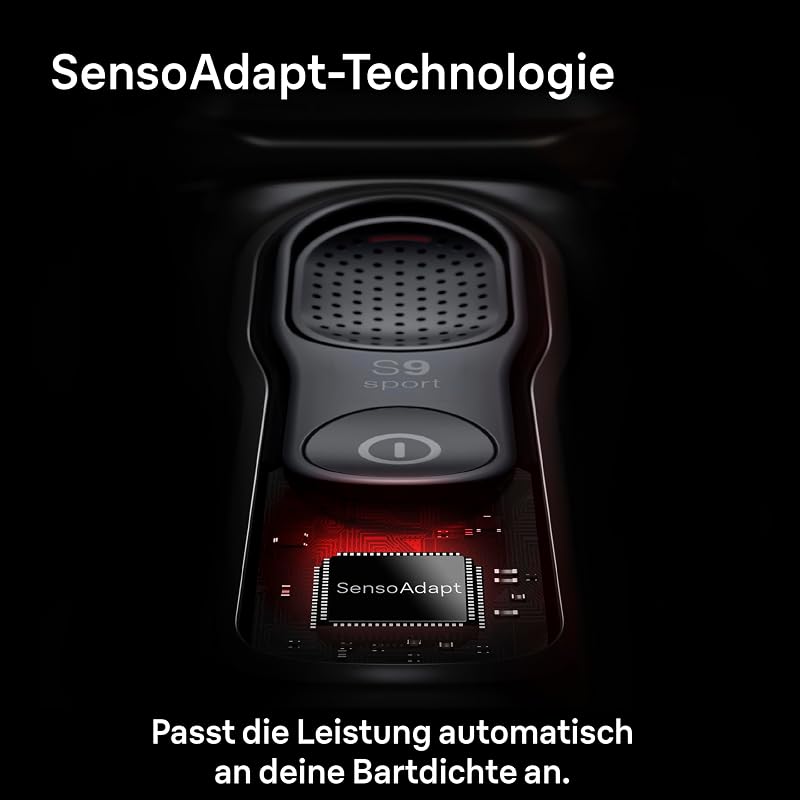 Rasierer Herren Elektrisch Series 9 Sport, 9100si, Schwarz