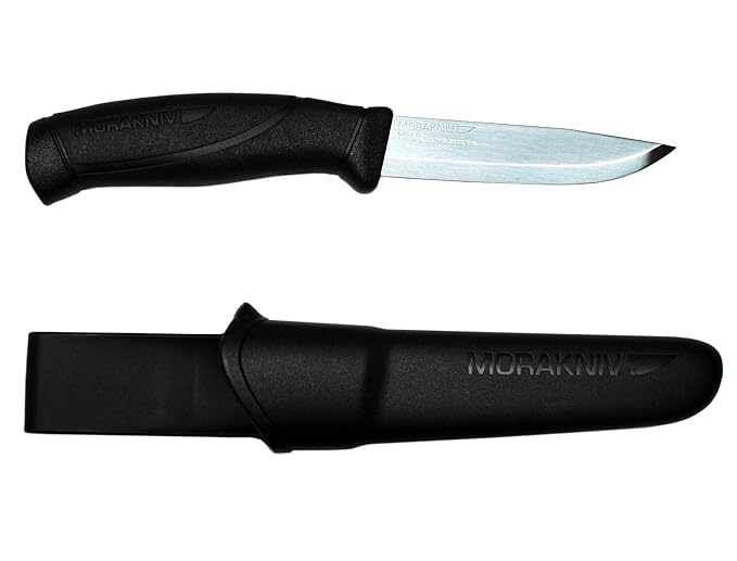 Morakniv Companion Fixed Blade Outdoor Knife with Sandvik Stainless