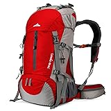Loowoko 50L Hiking Backpack, Waterproof Camping