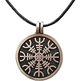 Baldur Jewelry - Ancient Aegishjalmur Helm of Awe Viking Norse Protection Necklace Pendant Amulet - Talisman Necklace Protection - Viking Jewelry Gift - Viking Protection Pendant - Protection Jewelry