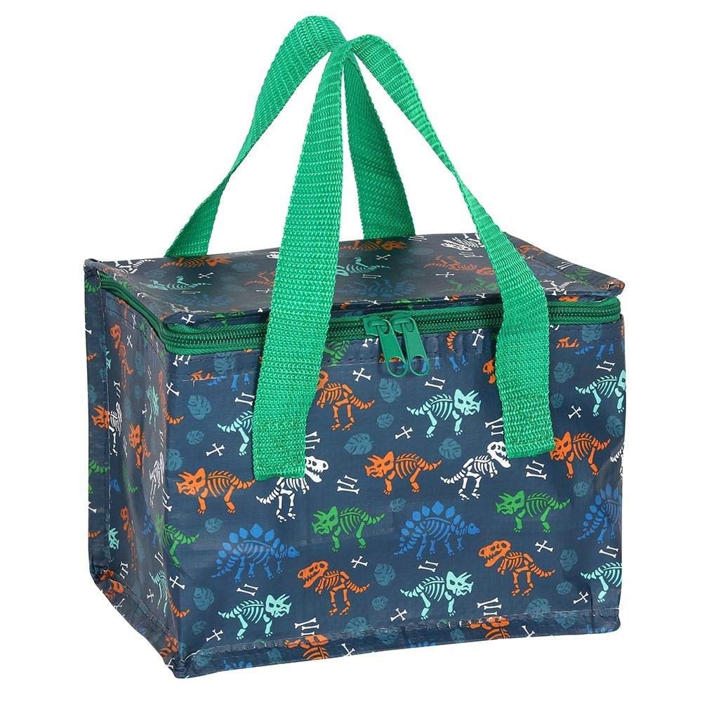 Lunch Bag | Dinosaur | Green | H5cm x W21cm x D13cm | Pack of 1