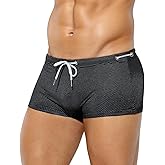 Arjen Kroos Men's Swimwear Sexy Swim Briefs Beach Bikini Sport Swimsuit Low with Drawstring