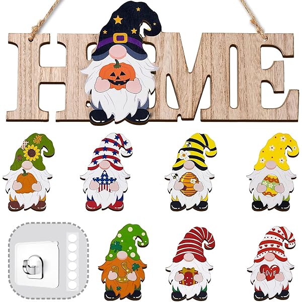 Landical 30 Pairs Christmas Gnome Earrings For Women Jewelry Gift Holiday Drop And Dangle Earrings For Women