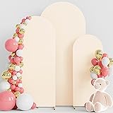 Wokceer Set of 3 Wedding Arch Cover Spandex Fitted