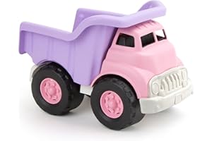 Green Toys Dump Truck in Pink Color - BPA Free, Phthalates Free Play Toys for Improving Gross Motor, Fine Motor Skills. Play Vehicles