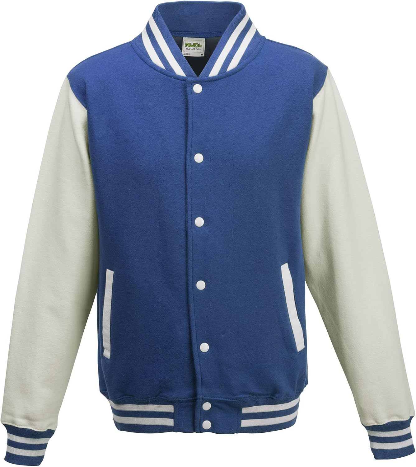 Kids Varsity Jacket Royal/White 1213 Amazon.co.uk