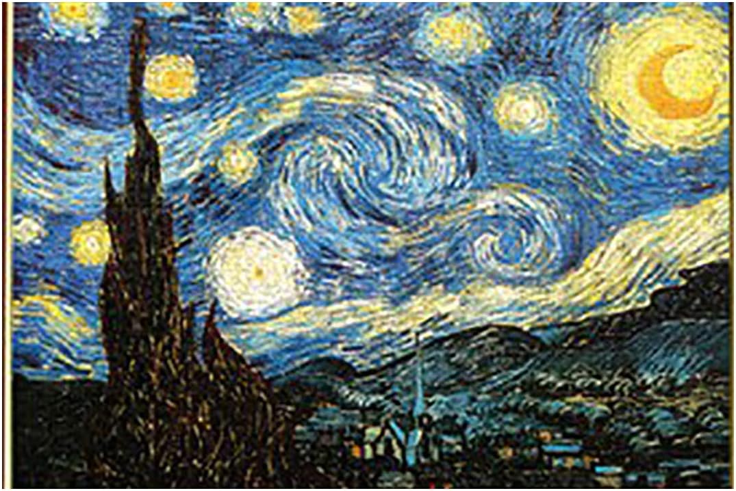 langweixiong World Famous Art Oil Painting Van Gogh Starry Sky Jigsaw 27.55’’x19.68’’ Challenging and Fun Indoor Activity Decompression Jigsaw Puzzle 1000 Pieces for Adults Kids