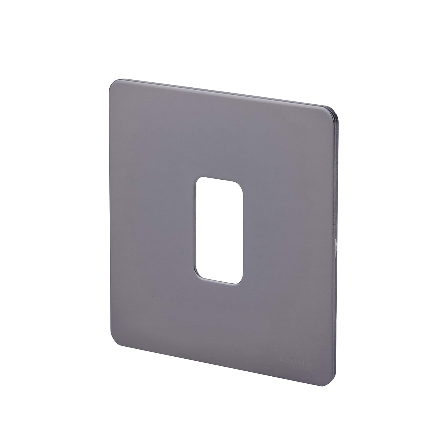 Schneider Electric Ultimate Screwless Flat Plate - Single Light Switch, Rocker Cap Required, GUGS01GBN, Black Nickel, Pack of 5 - Image 3