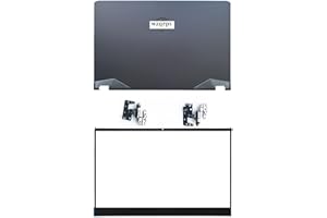 wzqrps Replacement Laptop LCD Cover Back Rear Top Lid with Hinges and Front Bezel Frame for MSI 9S7-17K314 GE76 GP76 Raider 11UG/11UH/11UE(MS-17K3) Blue