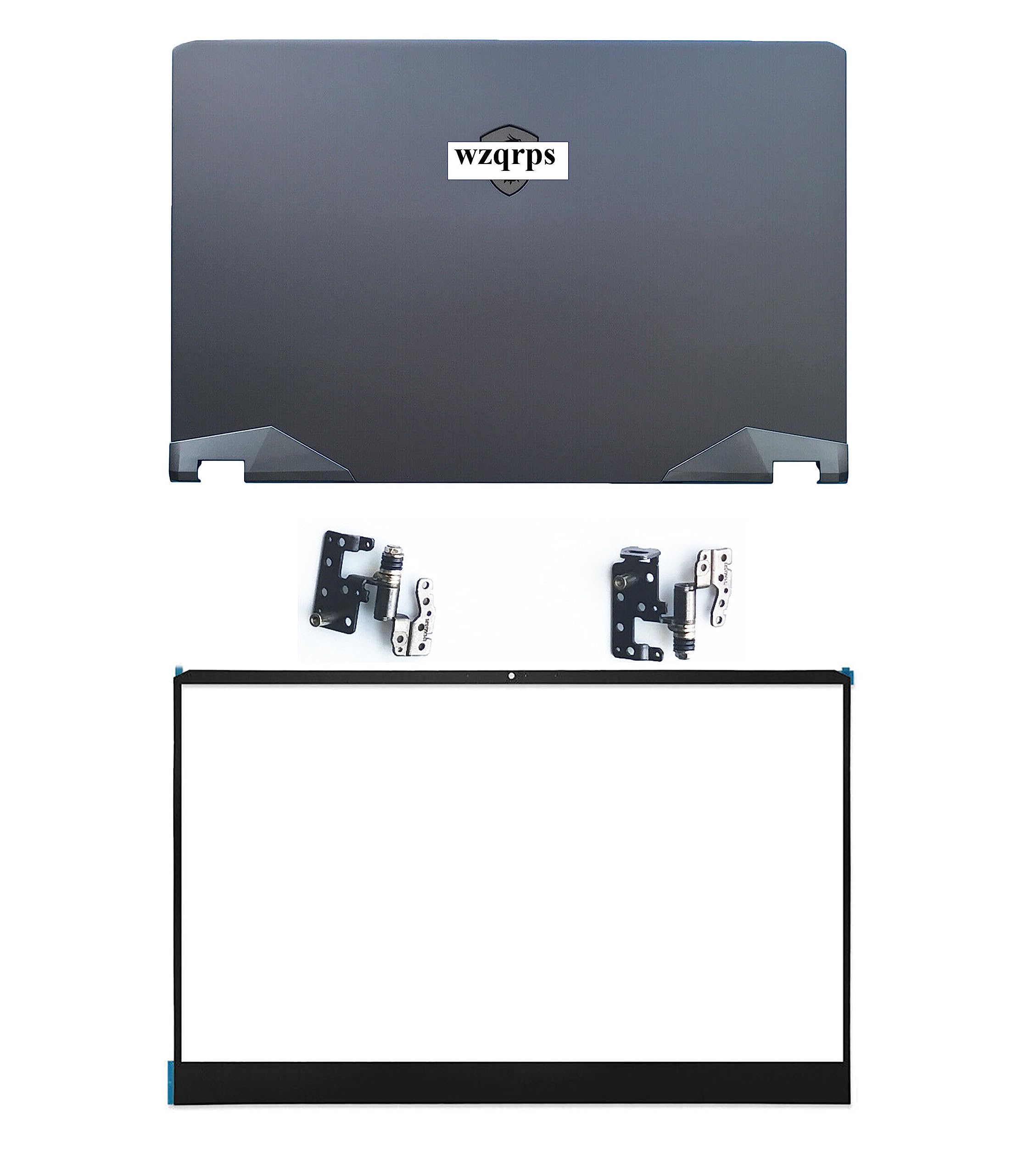 Photo 1 of ***(PARTS ONLY/ NON FUNCTIONAL)***wzqrps Replacement Laptop LCD Cover Back Rear Top Lid with Hinges and Front Bezel Frame for MSI 9S7-17K314 GE76 GP76 Raider 11UG/11UH/11UE(MS-17K3) Blue