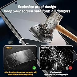 Cmiuubrer 2 Pack Outer Privacy Tempered Glass for