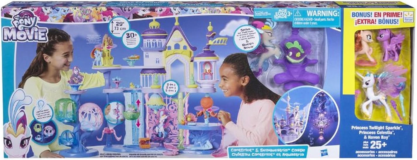 my little pony canterlot and seaquestria castle