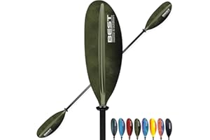 Best Marine and Outdoors Kayak Paddle, Carbon Fiber Shaft & Fiberglass Reinforced Polypropylene Blades, 220cm, 234cm, 250cm, Lightweight Kayak Paddles for Adults