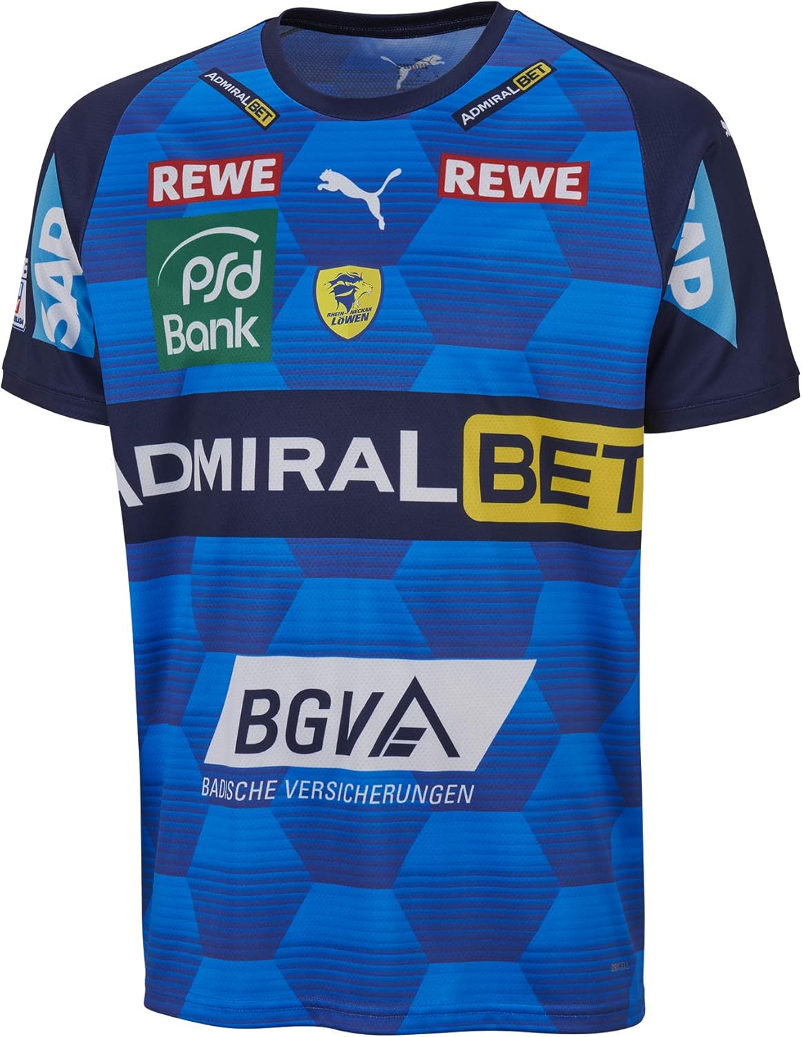 PUMA Handball RNL Away Trikot Rhein Neckar Löwen MXL Electric Blue NEU