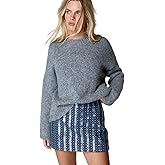 Nasty Gal Sequin Denim Mini Skirt