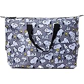 Peanuts Tote Duffel Bag Snoopy Woodstock All Over Print Weekender Travel