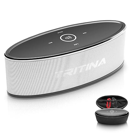 Tritina Wireless Lautsprecher Stereo HD Sound,Touch Control mit modischem Licht, Bluetooth Speaker V4.1 Eingebautes Mikrofon 