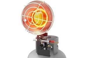 SISUPASSIE 15000BTU Propane Heater, Portable Propane Heater for Outdoor Use with 3 Adjustable Modes and Safety Shut-off Valve for Patio, Camping, Fishing, Garage