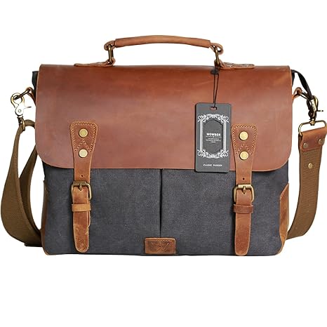 Amazon.com: Wowbox Messenger Satchel bag for men and women,Vintage ... Amazon.com: Wowbox Messenger Satchel bag for men and women,Vintage ...