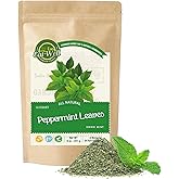 Eat Well Premium Foods Gourmet Dried Peppermint Leaves 8 oz, Bulk Size Premium Dried Crushed Mint Leaves, 100% Natural Mint L