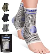 Lexniush 2 Pack Ankle Support Braces Men Women for Sprains Plantar Fasciitis