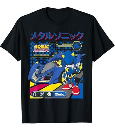Amazon.com: Bioworld Sonic the Hedgehog with Kanji Men's Black