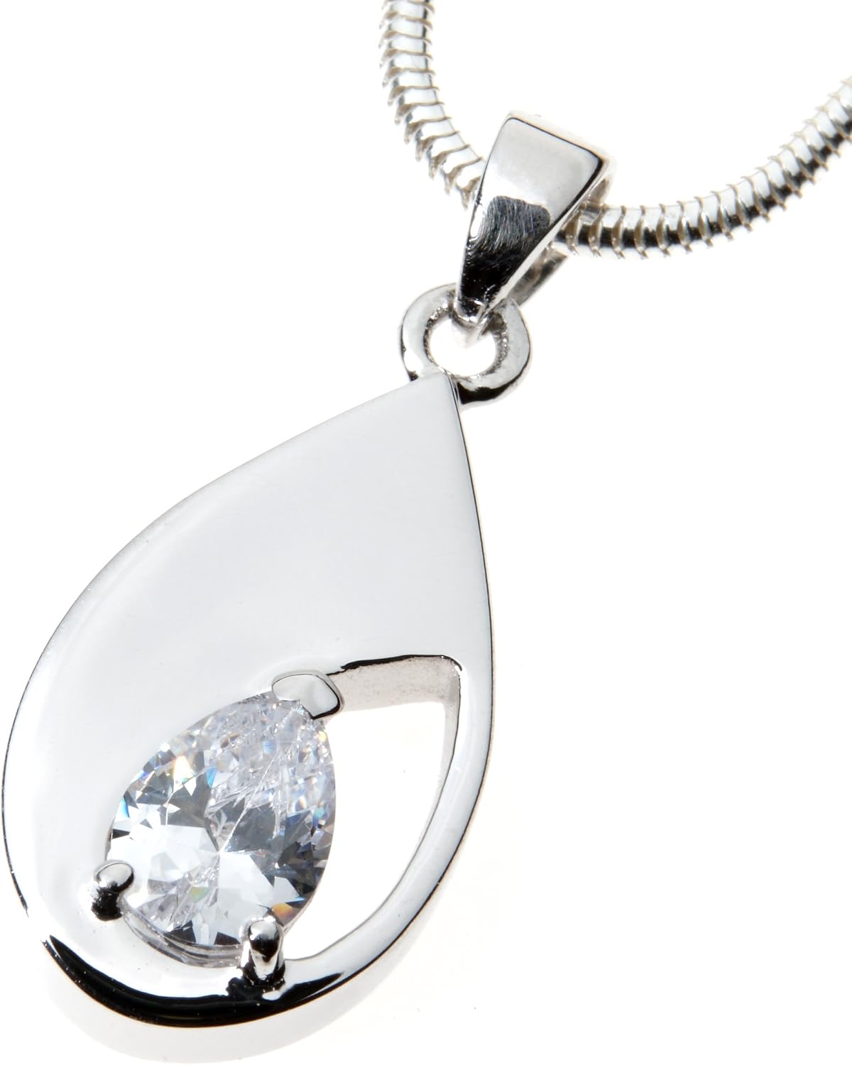 Urns UK Cremation Ashes Jewellery Pendant Belgravia Design 11, Sterling Silver
