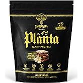 Ambrosia Planta - Premium Plant-Based Protein | Vegan & Keto Friendly | Gourmet Flavors with No Bloating or Stomach Upset | No Added Sugar | 14 Servings | (Banana Maple)