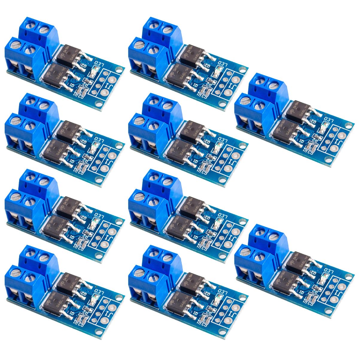 YOUMILE 10pcs 15A 400W MOS FET Trigger Switch Drive Module PWM Regulator Control Panel