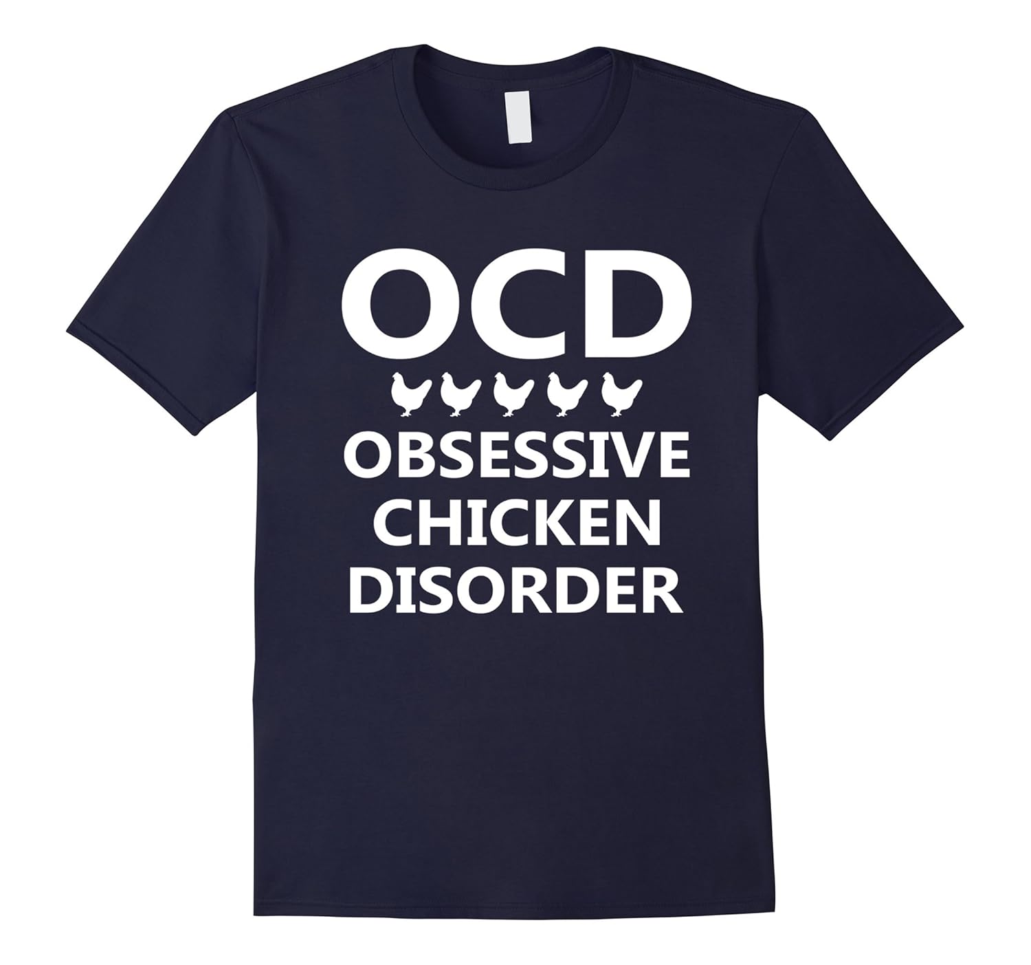 Womens Obsessive Chicken Disorder Shirt-tovacu