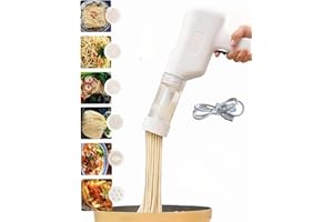 Cordless Electric Automatic Handheld Press Noodle Pasta Maker Gun,5 in 1 Handheld Pasta Maker for Kitchenaid,Portable 5-in-1 