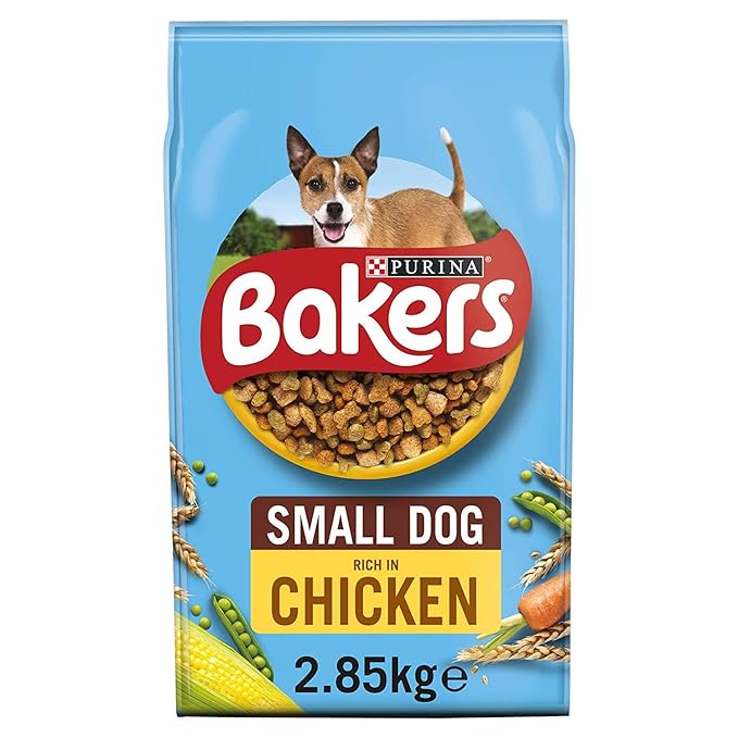 Bakers Small Dry Dog Food Chicken and Veg 2.85kg (Packaging May Vary