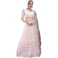 TRENDMALLS Women's Net Sequin Embroidery Lehenga Choli with Dupatta |Bridal Party Stylish Wedding Lehenga Choli for women