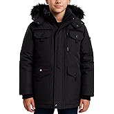 CANADA WEATHER GEAR Boy Winter Coat - Heavyweight Water and Wind Resistant Boys Winter Parka Jacket Ski Insulated Outerwear