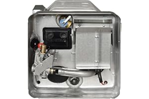 Suburban Advantage RV Tank Water Heater SW10DE - 10 gallon Porcelain Lined Steel Tank with Direct Spark Ignition (DSI) and Incoloy Electric Element (5243A)