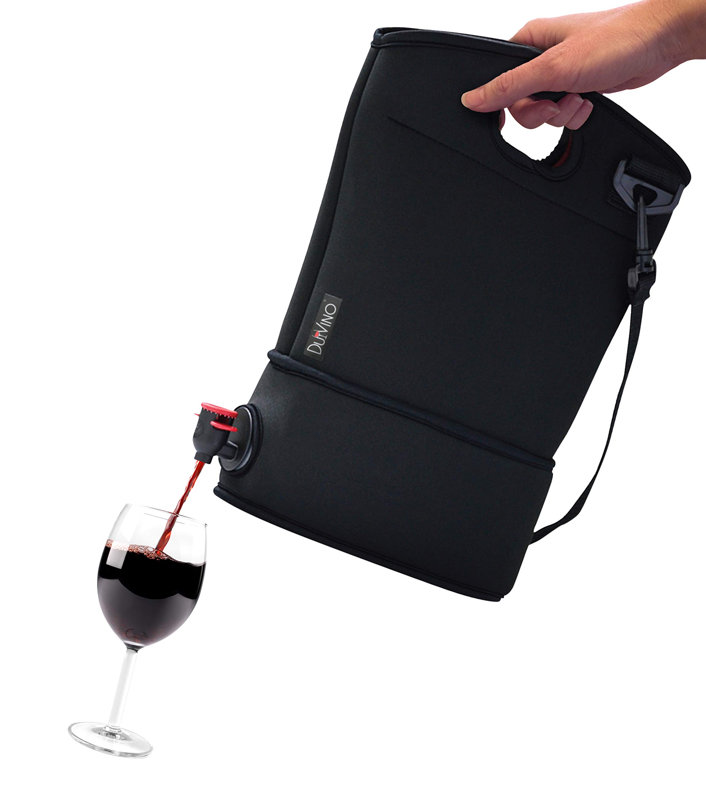 Photo 1 of ***MISSING INNER BAG FOR BLADDER*** Wine Purse with Hidden Spout for Boxed Wine bladders- Wine Accessories And Gifts- Neoprene BYOB Insulated Beverage Tote Carrier- Secret Flask For Beach, Party, Pool