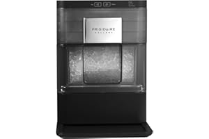 FRIGIDAIRE Gallery Countertop Crunchy Chewable Nugget Ice Maker, 44lbs per Day, Auto Self Cleaning, 2.0 Gen, Black