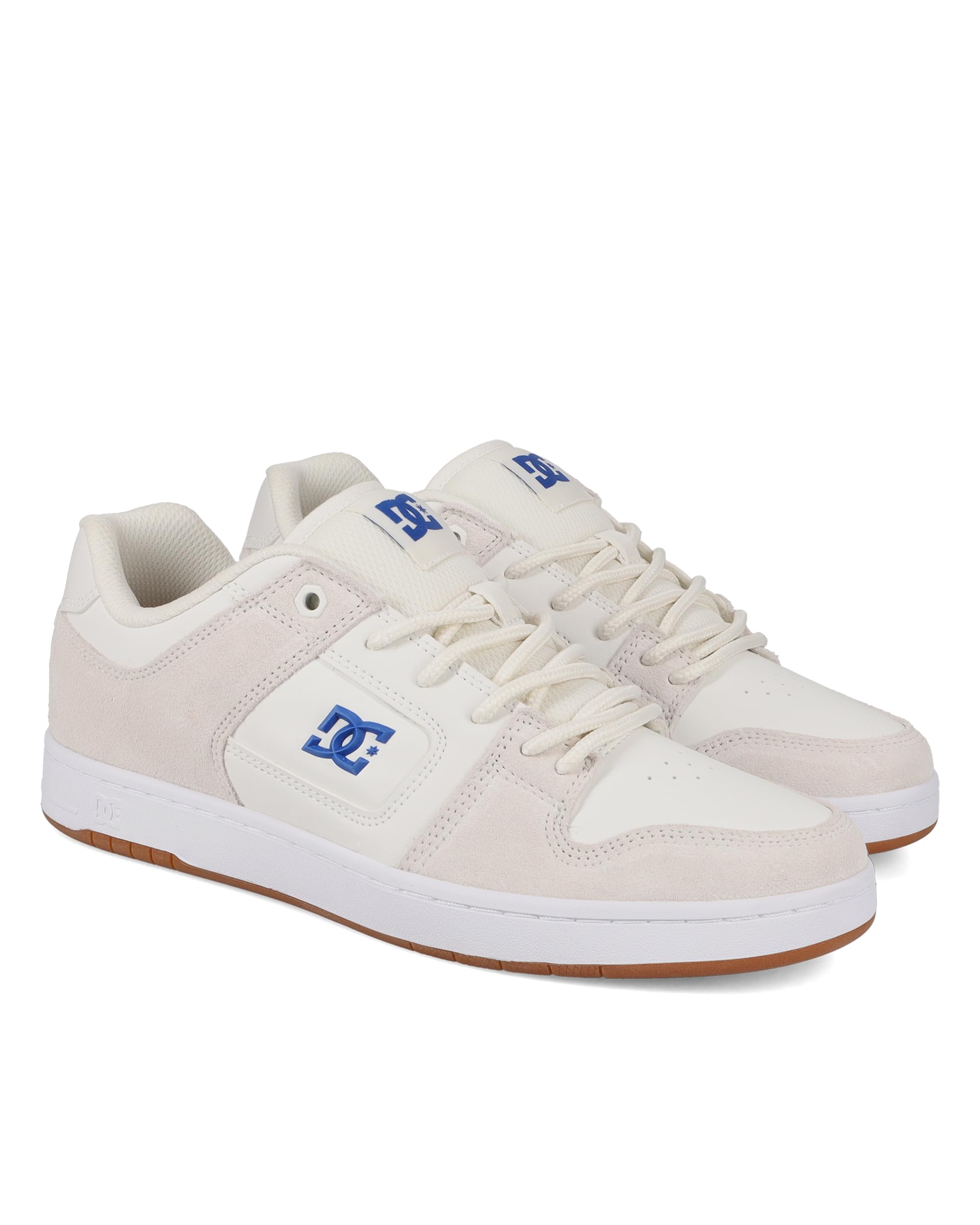 DC Men's Manteca 4 Skate Shoe, TAN/Blue/Gum, 9.5