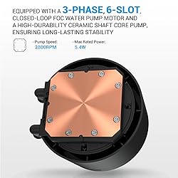 SAMA Q70 360mm AIO Liquid CPU Cooler with 2.8" IPS