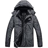 OTU Men's Waterproof Ski Jacket Snowboarding Windbreaker Warm Winter Hooded Mountain Snow Coat