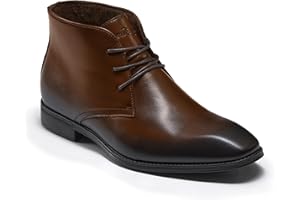 Holy dove Mens Dress Boots,Premium Leather Oxfords,Formal Lace-Up Business Boots for Men‌‌