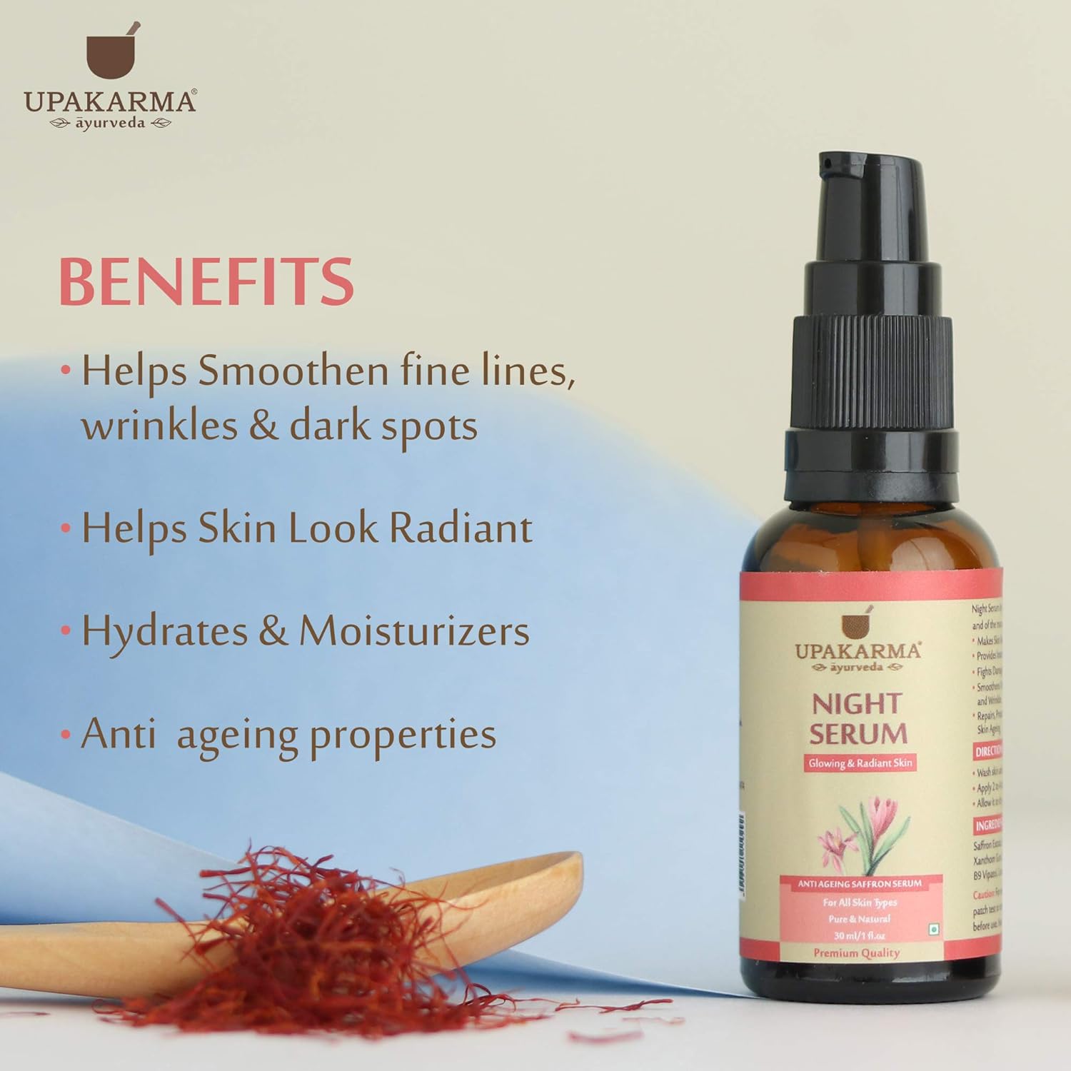 saffron night serum