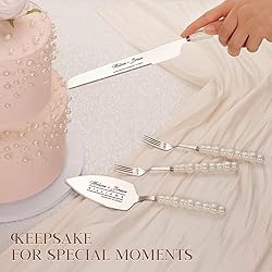 TUKDAK Personalized Cake Cutting Set With